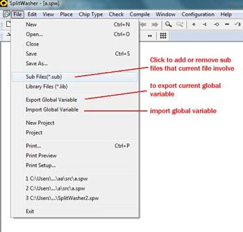 Global variables in Project 